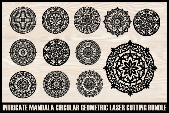 Download Circular Geometric Laser Cutting Bundle - Premium Resources