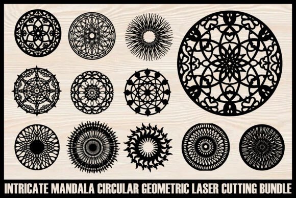 Download Circular Geometric Laser Cutting Bundle - Premium Bundle