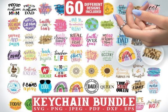 Download Keychain Bundle SVG, Keychain SVG Quotes - Premium Resources